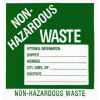 Non-Hazardous Waste Drum Labels